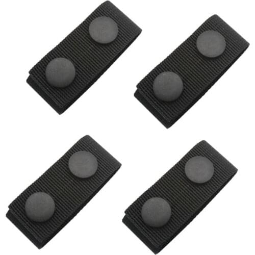 4Pcs Tactical Belt Buckle Heavy Duty Belt Keeper Portable Webbing Strap Belt Equipment Accessories For Outdoor Sports