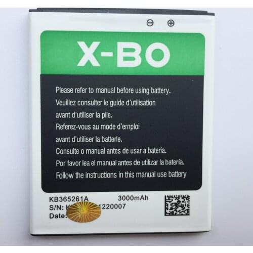 Runboss KB365261A Battery For X-BO V3+ V3 3000mAh Cell Phone Batteries