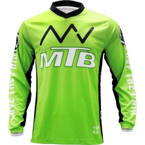 MTB Hot Sale bicycle downhill jersey Fitness long sleeve Motorcycle Jersey Bike competitive race mountain bike team Shirt Tops