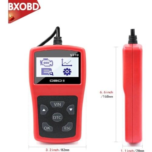 V319 Scan Code Readers Tool OBDII/EOBD Multi-language Code Reader OBD OBD2 Car Diagnostic Auto Tool obd2 Scanner VS ELM327 V1.5