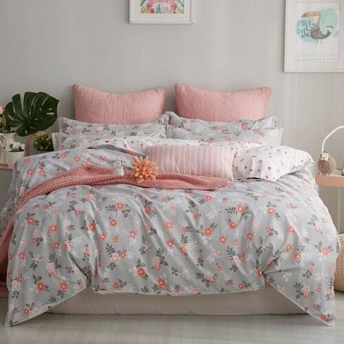 Grammy and Girls Favorite Bedding Set Simple Duvet Cover Set Pillowcase Home Textiles 2/3pcs Bed Linen King Queen Size Dropship