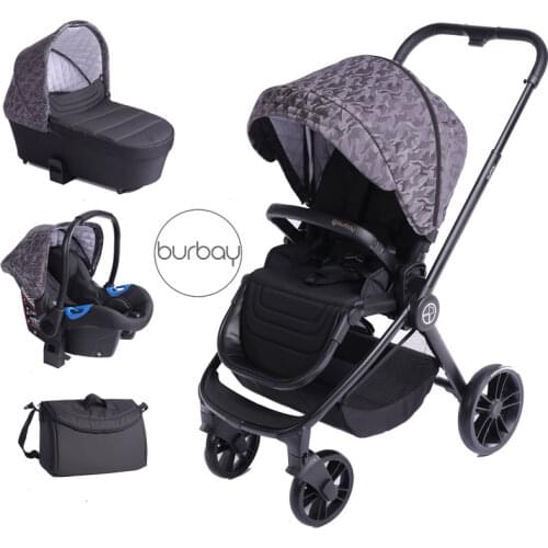 BURBAY hot selling,high view landscape travel system and 3 in 1 foldable baby stroller