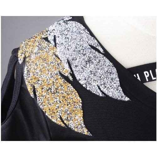 Leaves gembling rhinestone sticker sheets luxurious phone case decor Self Adhesive Scrapbooking Sticker shoes decoration