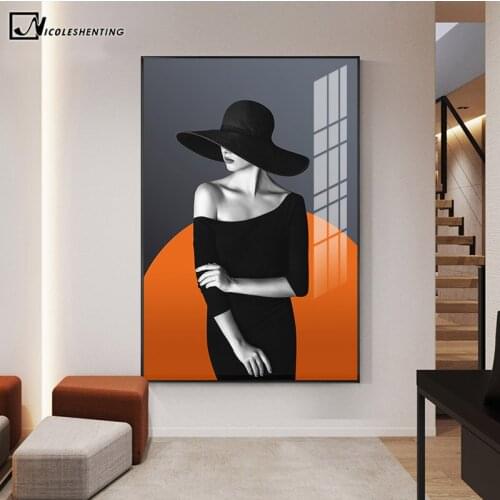 Fashion Model Girl Canvas Poster Sexy Bubble Lady Woman Print Modern Wall Art Painting Creative Picture Living Room Decoration