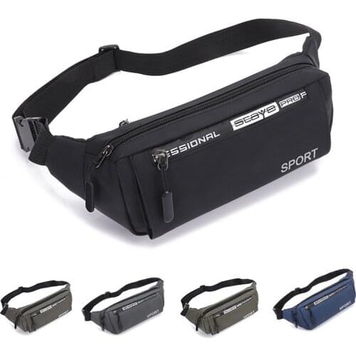 Waist Bag Nylon Man Belt Pouch Belt bag Crossbody Bags Waterproof Casual Large Phone Sports Gym Bag Chest Bag Fashion Women Bag