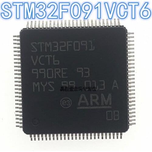 1PCS 100% new original authentic STM32F091VCT6 QFP-100 32F091VCT6 QFP100 32-bit microcontroller chip