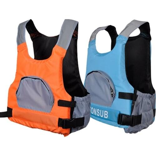 Outdoor Fishing Vest Life Safety Jacket Swimming Sailing Boating Kayak Buoyancy Suits