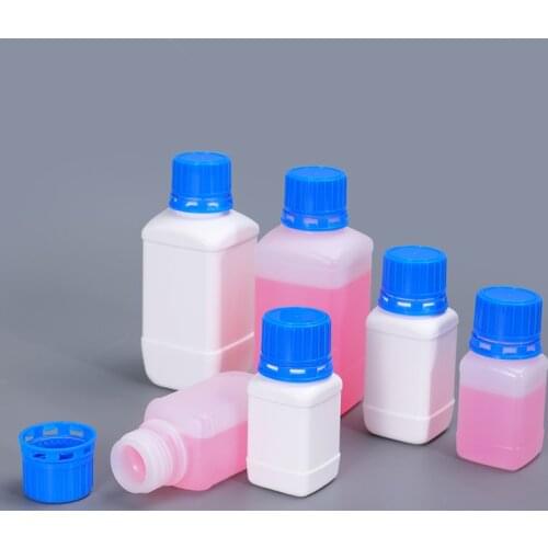 60ML 100ML 250ML Empty Reagent bottle with Tamper Evident Lid for ink Liquid BPA Free HDPE container 10PCS/lot