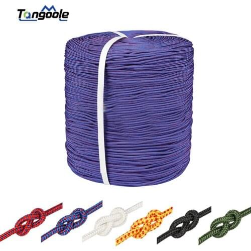 New Escalada Paracord Rock Climbing Rope Accessories Cord 4mm Diameter High Strength Paracord Safety Rope Survival Equipment