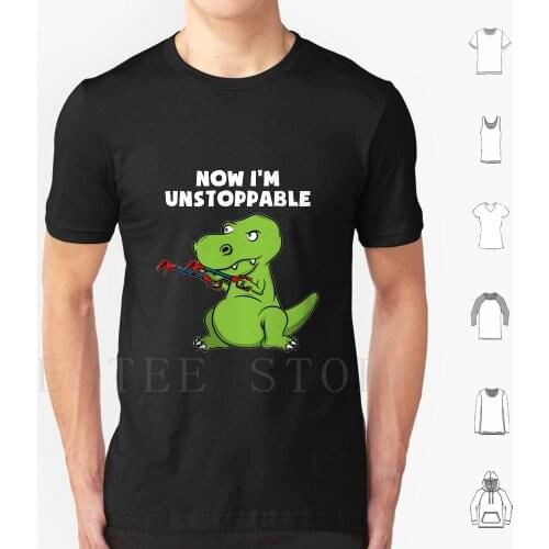 I Am Unstoppable Dinosaur-Funny Dino Lover Gift T Shirt Print Cotton Dinosaur Dino Tyrannosaurus Grabber Funny Fun