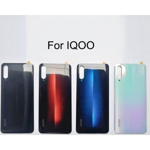 IQOO Back Glass Battery Cover For VIVO IQOO Housing 3D Glass Case For IQOO Rear Door Back Cover