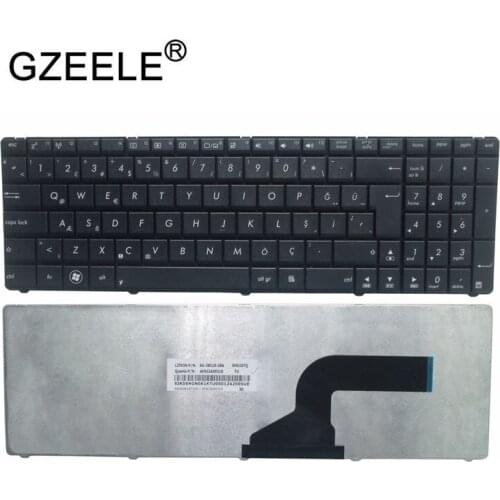 GZEELE Laptop Keyboard Replacement Turkey TU TR Keyboard For Asus A52N B53 F55A F55C F75 F75A F75V N52 N73JF N73JG