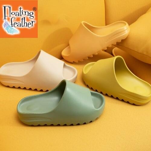 Fujin Womens Men Thick Soled Slippers 2021 New Fashion Home Slippers Fish Mouth Indoor Fashion Flat Bottom Causal Women Slides