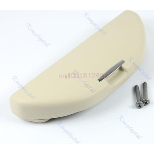 1PC Beige Roof Mount Sunglass Holder For VW Volkswagen MK4 Jetta Bora Polo 9N3
