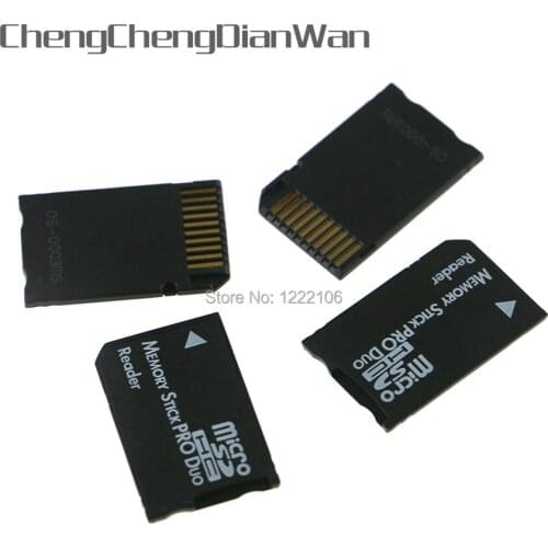 10pcs Mini Micro SD SDHC TF to Memory Stick MS Pro Duo Adapter Converter Card for psp 1000 2000 3000