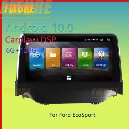 128G Android 10.0 For Ford Ecosport 2013 2014 2015-2017 Car Multimedia Player GPS Navigation Video Radio Stereo 2 Din Head Unit