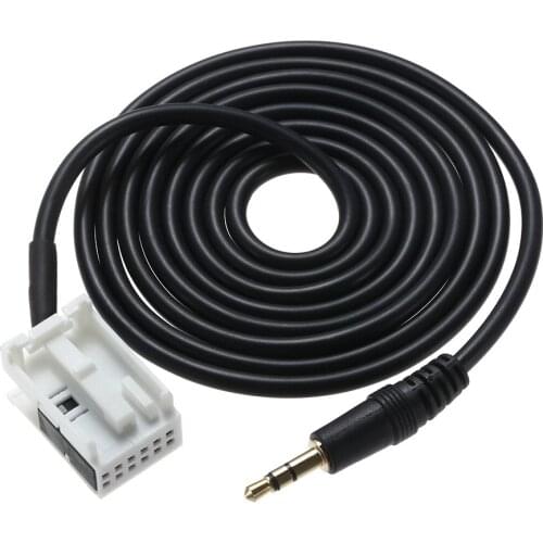 3.5mm Male AUX Connector Audio Cable Adapter for Peugeot 307 308 407 408 507 for Citroen C2 C5 Sega Triumph with VDO RD4 CD
