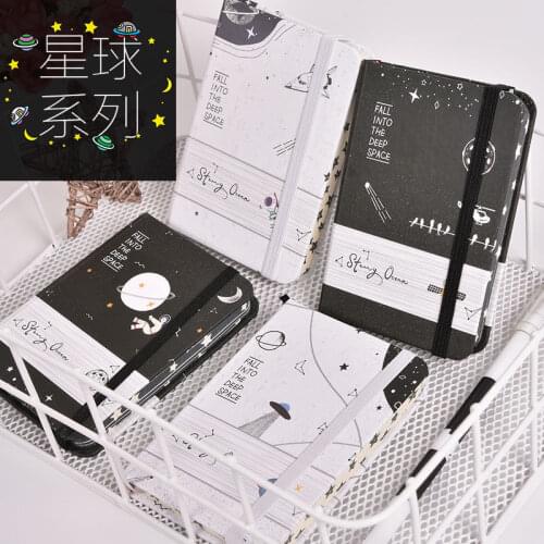 Notepad Thickened Student Diary A5A6A7 Strap Notebook Stationery Portable Memorize Words Small Book