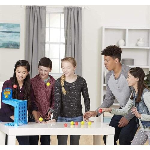 Bouncing Linking Shots Educational Toys ChildrenS Portable Jump Ball Four-Line Board Game Toy For Children