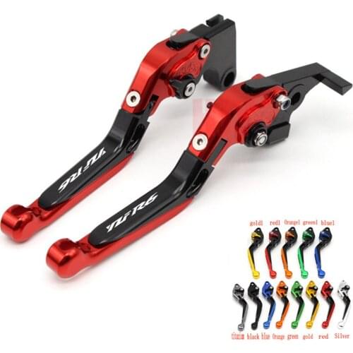 For YAMAHA YZF R6 YZFR6 YZF-R6 1999-2004 Motorcycle Accessories Folding Extendable Brake Clutch Levers LOGO YZF-R6