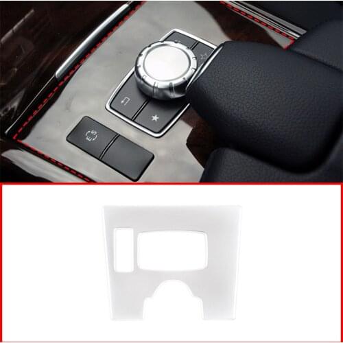 Car Interior ABS Chrome Central Control Mode Panel Frame Cover Trim Accessories For Mercedes Benz E Class W212 2014-2015