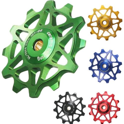 2Pcs 12T Ceramic Bearing bike Rear Derailleur Pulley guide Pulley Roller Idler For SRAM XX1 GX SHIMANO bicycle Jockey Wheel Part