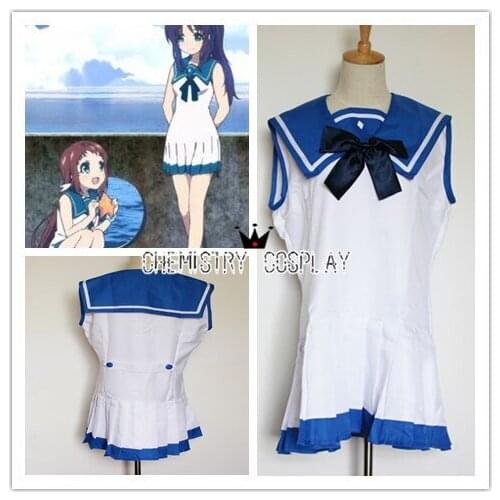 Nagi no Asukara Manaka Mukaido Chisaki Hiradaira Cosplay Costume
