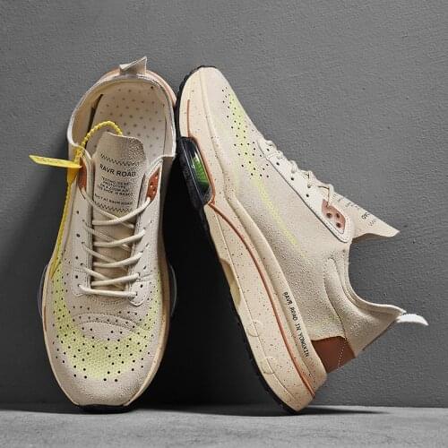 Personality Trend Mechanical Design Sport Shoes Gear Thick Bottom Running Shoes for Men Breathables Walking Sneakers Zapatillas