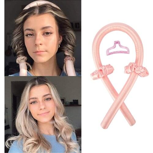 Heatless Curling Rod Headband Lazy Curler Silk Curling Ribbon Silk Curling Ribbon Heatless Hair Curling Ribbon Make Hair Curly