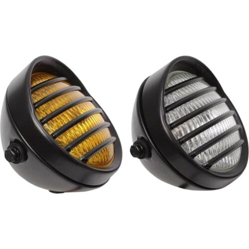 Motorcycle Headlight Retro Halogen Front Light for CG125 GN125