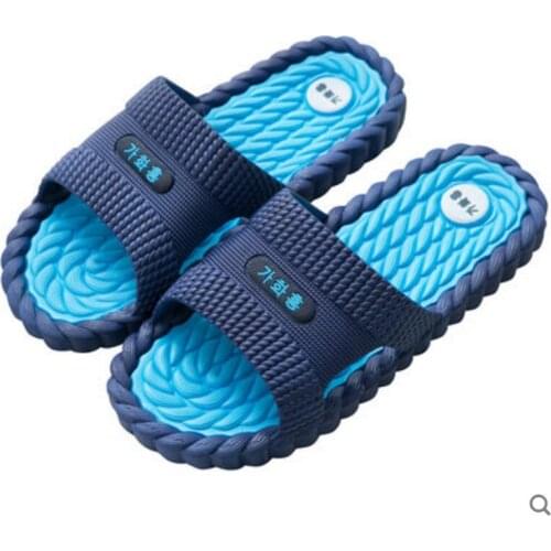 Shoes Men Flip Flops Beach Sides Summer Fashion Casual Slippers Flat Sandals Male Footwear Indoor Outdoor Bathroom Waterproof