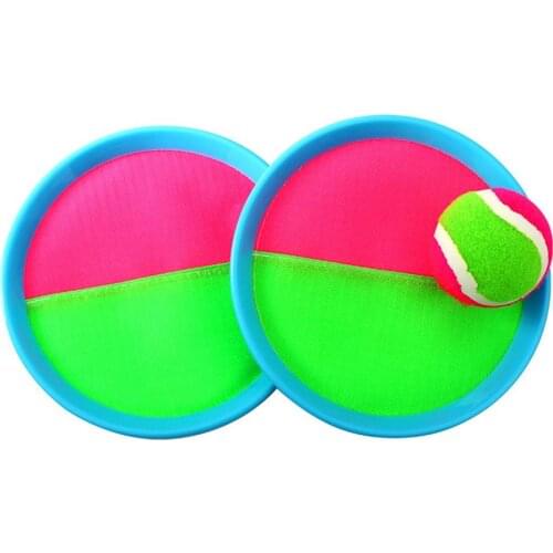 Toss And Catch Ball Toy Set Sucker Sticky Ball Beach Catch Ball Set Outdoor Parent-Child Interactive Sports Game For Kids Adults
