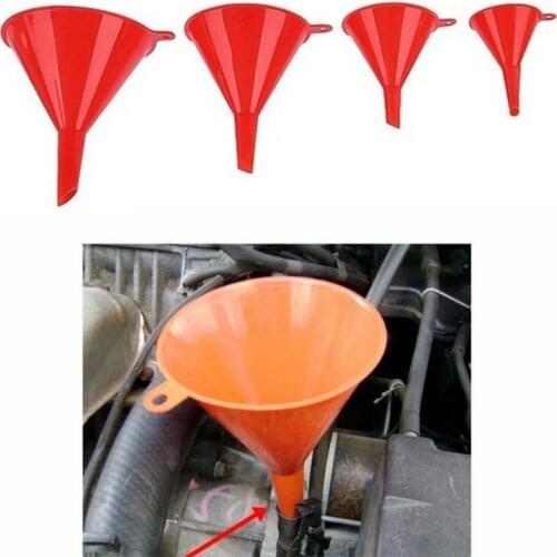 Car Accessories 4Pcs Plastic Funnel Set For Car Oil Gas And Fluids Auto Home Kitchen Function Plastic Funnel Set Dropship