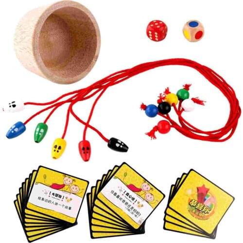 Desktop Game Wooden Mouse Catching Game Innovative Funny Children Interactive Cat Catch Mouse Board Game Educational Toy