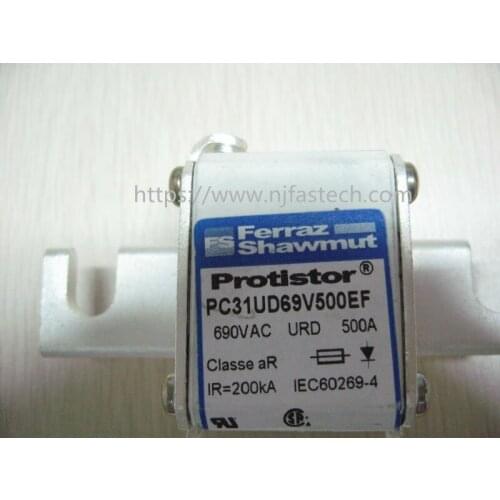 New original 500A 690V PC31UD69V500EF Ferraz shawmut fuse prices power fuse hrc fuse link
