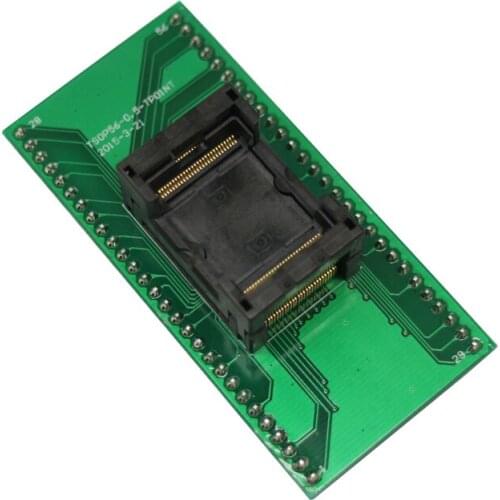 Wholesale Allsocket TSOP56 Opentop Programming Socket 0.5 IC Test Socket Flash Burn in Socket Adapter High Quality Eletronic