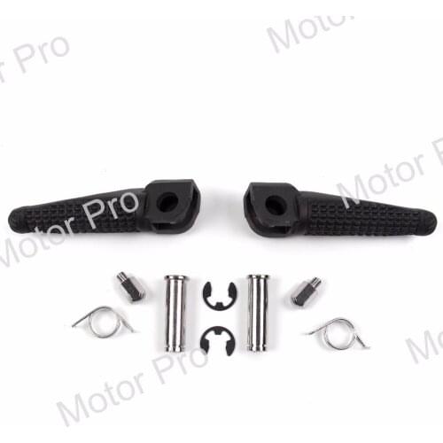 Front Footrests For Kawasaki ZZR 1200 2000 2001 2002 2003 Rider Foot Pegs Pedal Brackets Motorcycle Accessories ZZR1200 Black