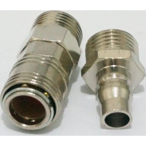 Pneumatic SM40+PM40 1/2" BSP Thread Air Compressor Hose Quick Male Coupler Set Connector Fitting Pneumatic accessories