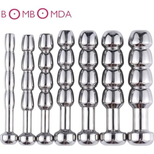 Penis Plug Stainless Steel Urethral Dilator Toy For Adult Games Sex Toys For Men Urethral Plug Male Urethral Dilator Catheter