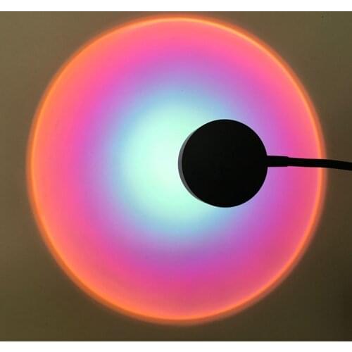 Sunset Projection Aesthetic Lamp USB Photography Background for Home Living Room Bedroom Decoration Car Interior Lamp