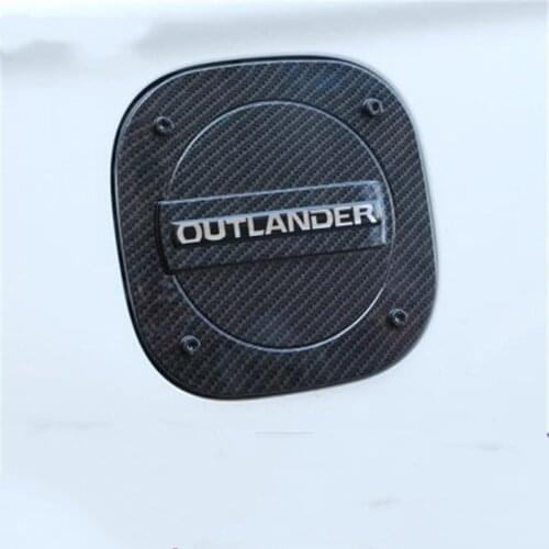 Car styling For 2013 -2019 Mitsubishi Outlander ABS Chrome Fuel Tank Cover Gas Tank Cover Car Covers External Automobile Parts