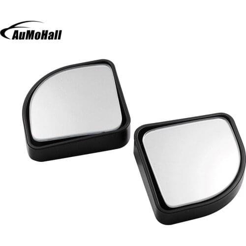 2 PCS Car Vehicle Blind Spot Dead Zone Mirror Rear View Mirror Small Round Mirror