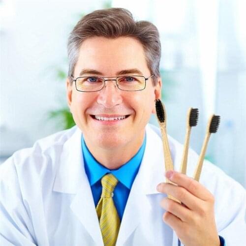 1pcs Toothbrush Bamboo Handle Rainbow Whitening Soft Bristle Bamboo Toothbrush Eco-friendly Tooth Teeth Brush Oral Care