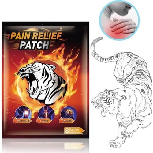 1bag New Tiger Balm Arthritis Pain Patch Body Relaxation Herbal Plaster Muscle Neck Sprain Joint Relieve Pain Sticker