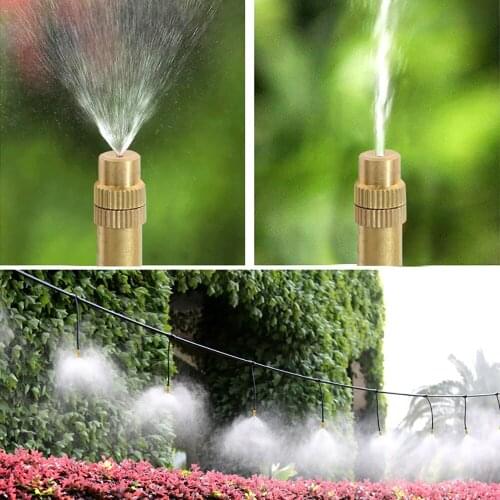 100% brass sprinkler High-quality all-copper adjustable spray mist nozzle factory directly Sprinkler Sprayer 50Pcs IT116
