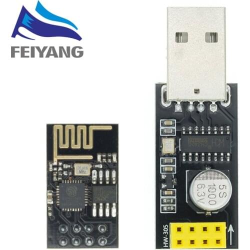 ESP01 Programmer Adapter UART GPIO0 ESP-01 Adaptaterr ESP8266 CH340G USB to ESP8266 Serial Wireless Wifi Developent Board Module