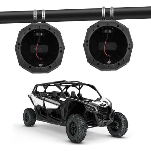 For Can Am UTV ATV Speaker Enclosure Accessories 1.5 - 2" Clamps for Polaris RZR 800 900 1000 XP for Can Am Maverick X3