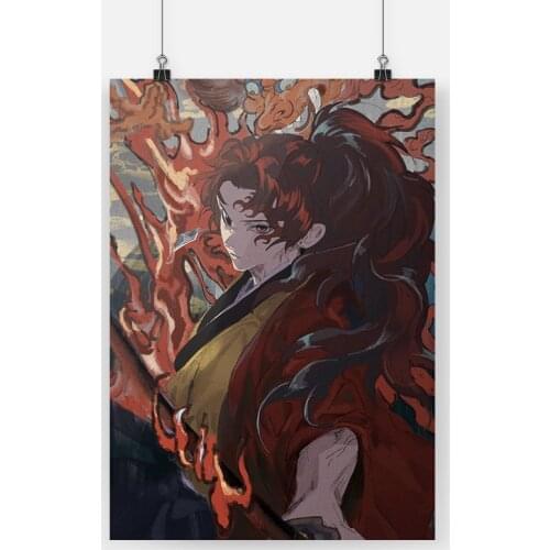 Yoriichi Tsugikuni Kimetsu no Yaiba Anime Canvas Poster Painting Wall Art Decor Living Room Bedroom Study Home Decoration Prints