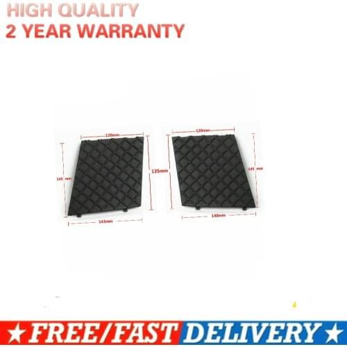 A Pair Black E60 E61 Car Front Bumper Lower Mesh Grill Plate Trim Cover For BMW E60 E61 M 51117897186 51117897184 Bumper Cover