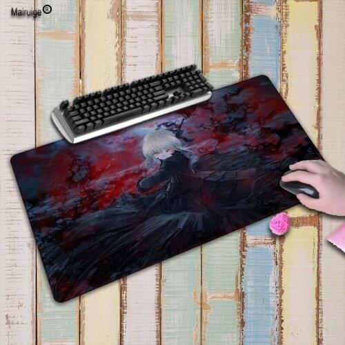 Mairuige 90x40cm Animal Night Dress Large Mouse pad Gamer Keyboard Mat XL Table Protector Soft Gaming Mousepad for CSGO DOTA